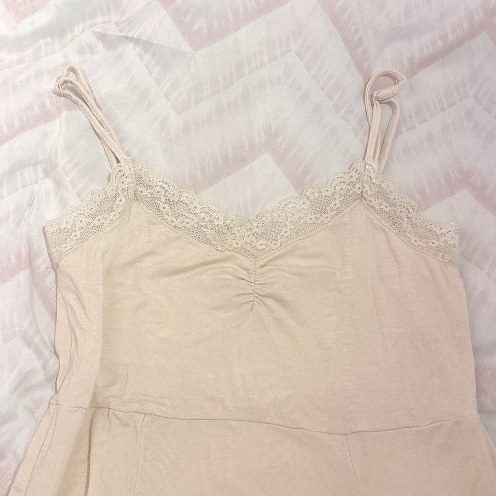 Urban Outfitters | Cream lace camisole dress - Picture 2 of 4